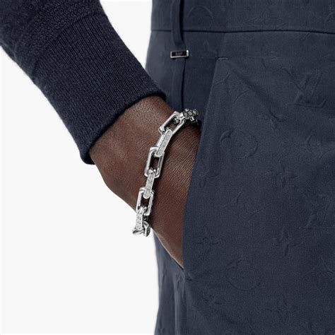 louis vuitton armband mannen|Louis Vuitton monogram chain bracelet.